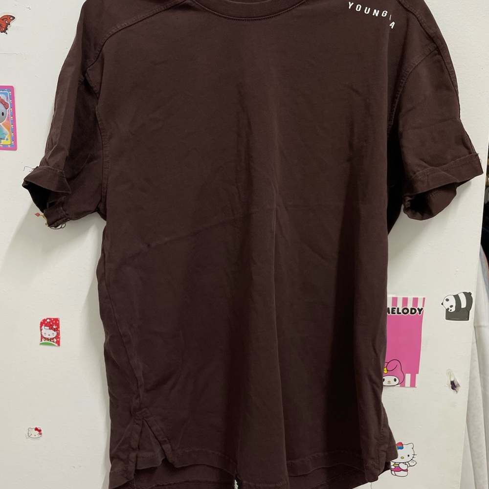 YoungLA Dark Brown Short Sleeve Tee